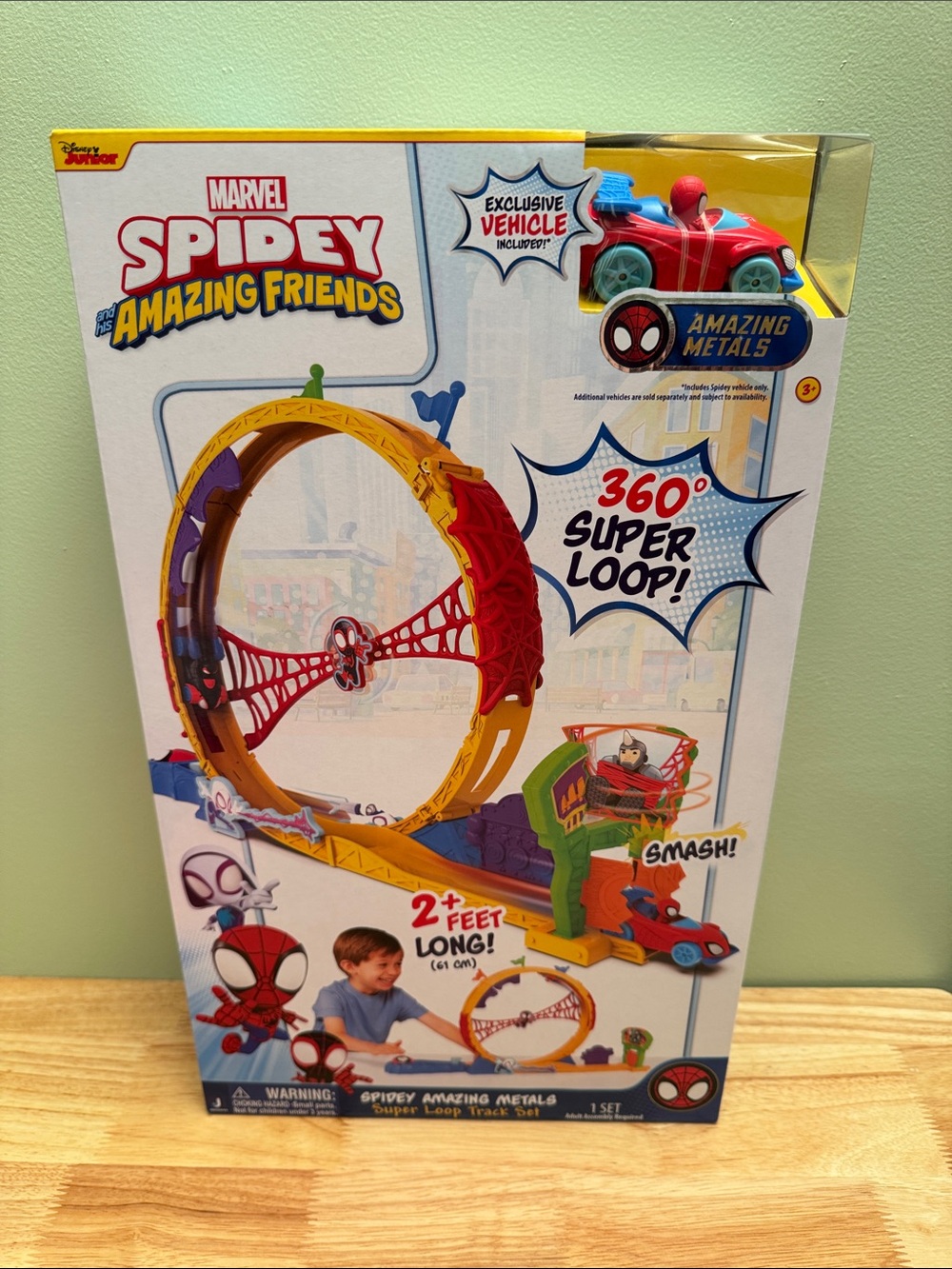Marvel Spidey and his Amazing Friends 360° Super Loop Playset - Red & Yellow